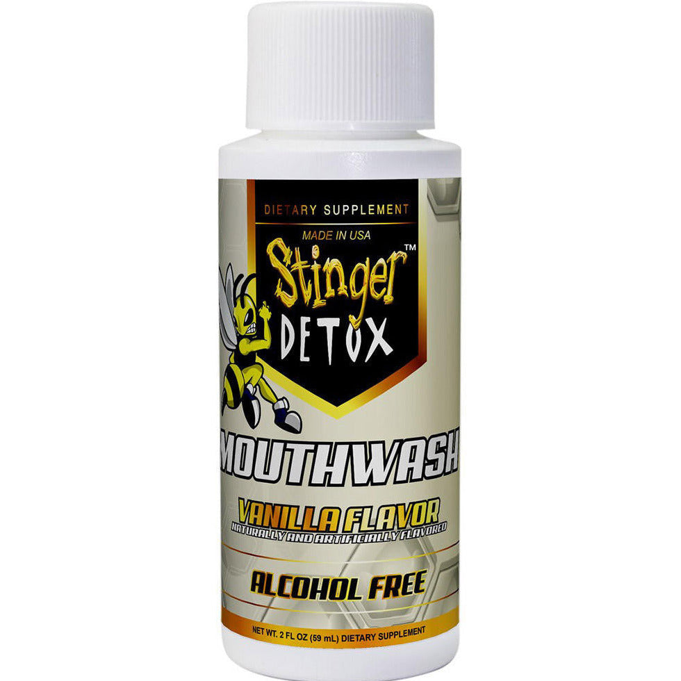 STINGER DETOX VANILLA MOUTHWASH (ALCOHOL FREE) - 2OZ
