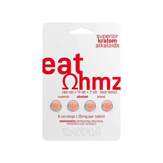 Exodus Eat Ohmz 7-Hydroxy Blend Tablets, 100mg
