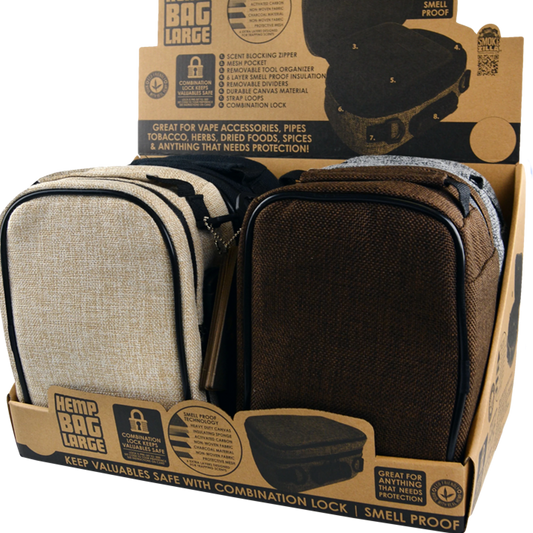 Smell-Proof Lockable Hemp Storage Bag
