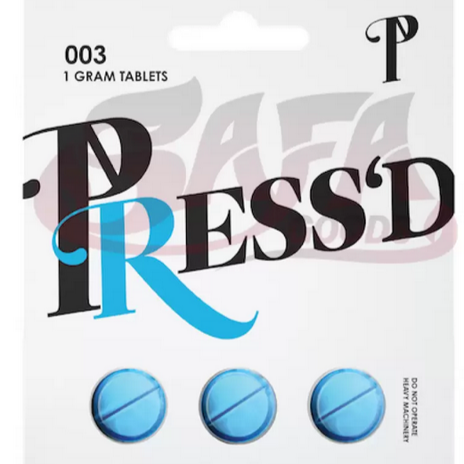 Press'd 7-Hydroxy Kratom Tablets, 3pk  Blue