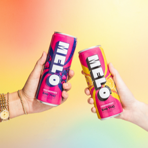 MELO THC 5GM SELTZER 12FL OZ CAN - WILD BERRIES  X 1